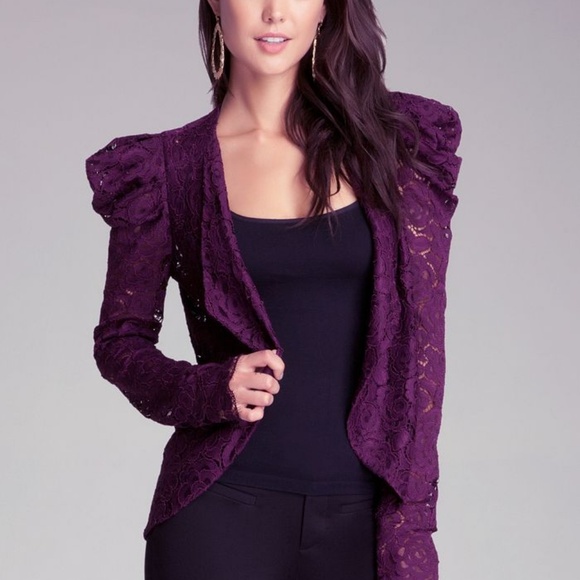 bebe Sweaters - NWT Bebe Lace Waterfall Cowl